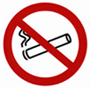 panneau autocollant interdiction de fumer